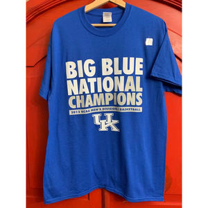 NEW Kentucky UK National Champions 2012 NCAA Men's Div Basketball Large BIG BLUE